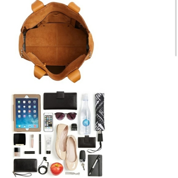 Jimmy Choo Brown Lockett Shopper Tote - Picture 9 of 16